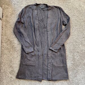Barefoot Dreams CozyChic Lite Cardi in Carbon XS